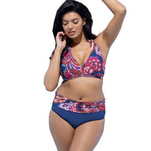 Load image into Gallery viewer, Plus Size Swimsuits Push Up Swimwear
