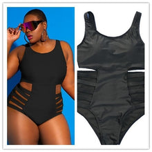 Load image into Gallery viewer, Plus Size Swimsuit Push Up Swimwear