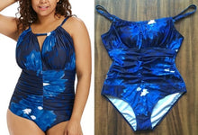 Load image into Gallery viewer, Plus Size Swimsuit Push Up Swimwear