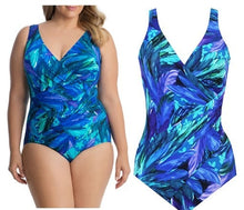 Load image into Gallery viewer, Plus Size Swimsuit Push Up Swimwear