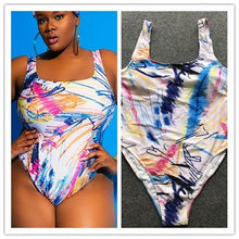Load image into Gallery viewer, Plus Size Swimsuit Push Up Swimwear