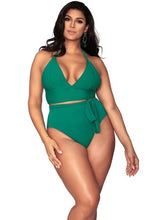 Load image into Gallery viewer, High Waisted Plus Size Bikini Set