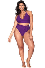 Load image into Gallery viewer, High Waisted Plus Size Bikini Set