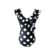 Load image into Gallery viewer, Sexy 2019 Lady V Neck Frill Ruffled Polka Dot Swimwear