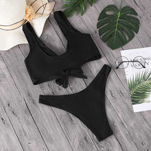 Load image into Gallery viewer, Sexy 2019 New Bikinis Shoulder Strap Bikini Set