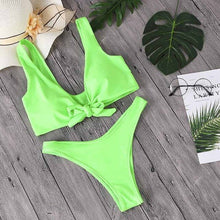 Load image into Gallery viewer, Sexy 2019 New Bikinis Shoulder Strap Bikini Set