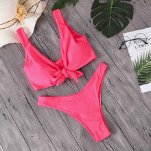 Load image into Gallery viewer, Sexy 2019 New Bikinis Shoulder Strap Bikini Set