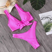 Load image into Gallery viewer, Sexy 2019 New Bikinis Shoulder Strap Bikini Set