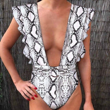Load image into Gallery viewer, Women Ruffle Swimwear