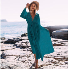 Load image into Gallery viewer, Sexy Hollow Lace Up Beach Dress