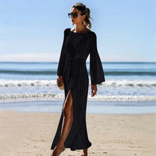 Load image into Gallery viewer, Beach Dress Knitting Mesh Beachwear  Tunic